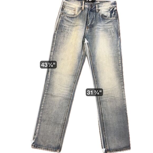 C J men's jeans 100% Cotton Dark wash blue sz 30/32 - Picture 4 of 5